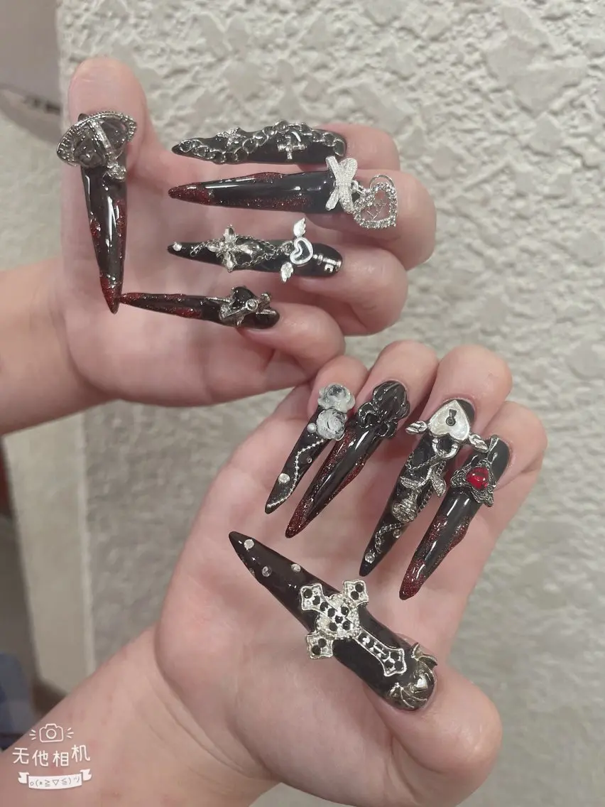 ネイル 成人式 ジェルネイル ネイルチップ ハンドネイル MoMoA Nail ネイル長さ出し専門店のネイルデザイン
