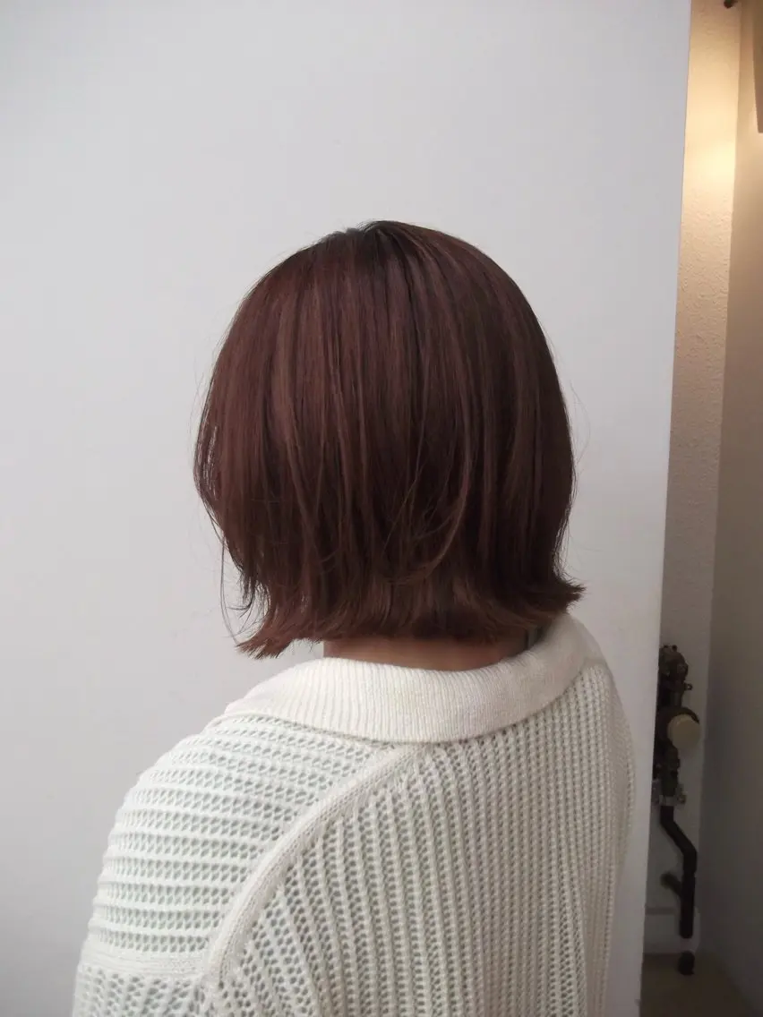 ショート ボブレイヤー ボブ レイヤーカット Shiho .one colorのヘアスタイル