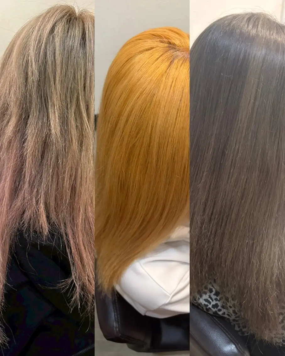 カラー 髪質改善 ソウワ ヒナコのヘアスタイル