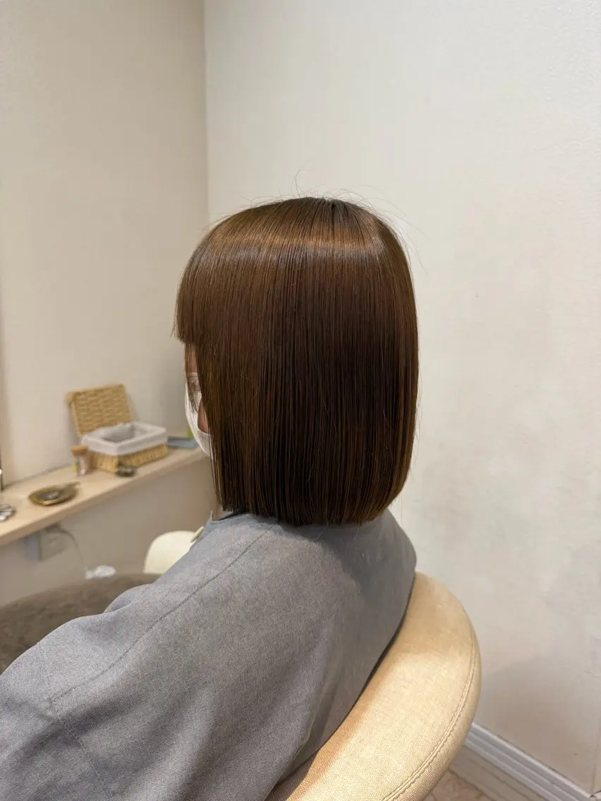 ✂️カットカラー🌈（ボブ）の写真