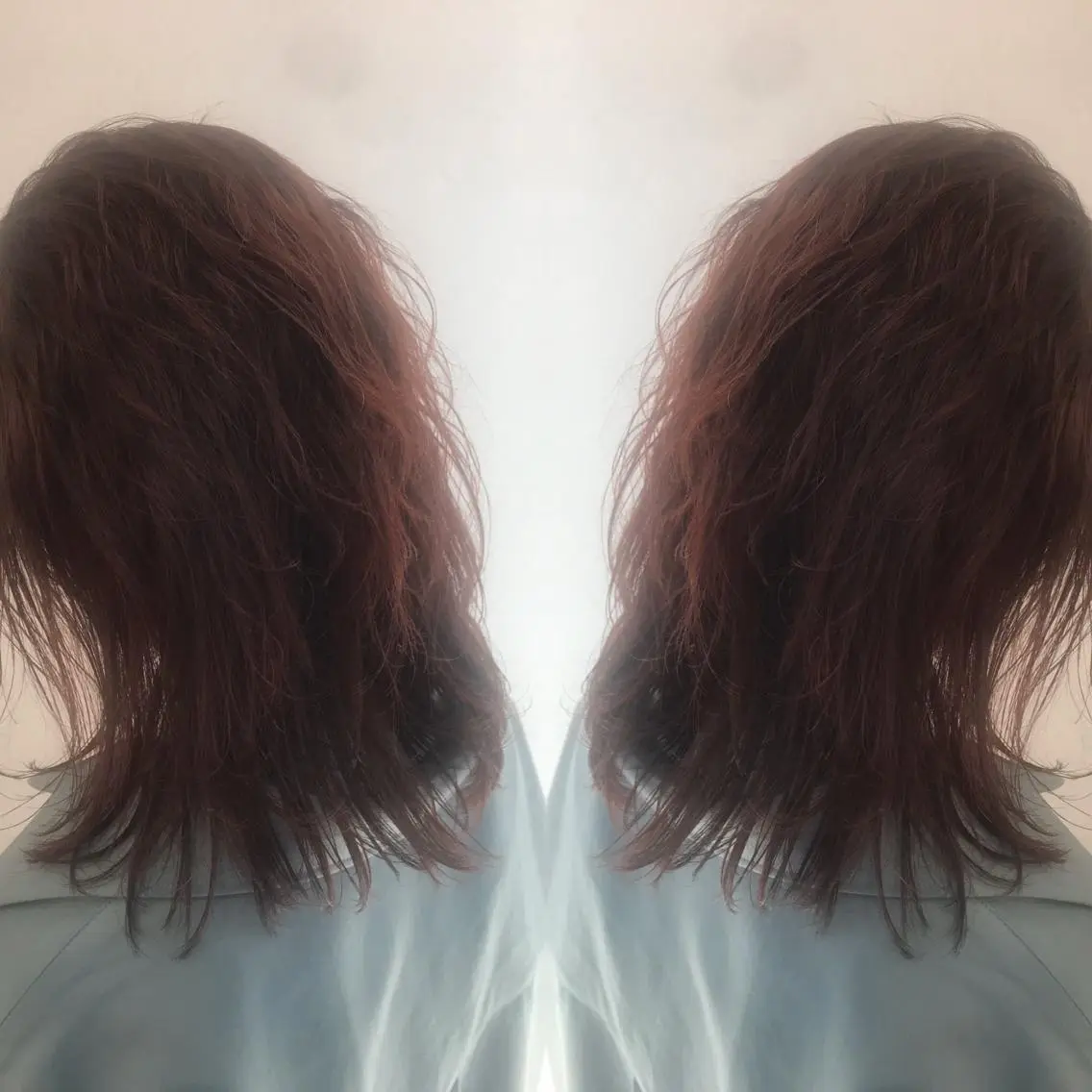 ミディアム カラー レッドカラー ヘアカラー 柴田 祐輔のヘアスタイル