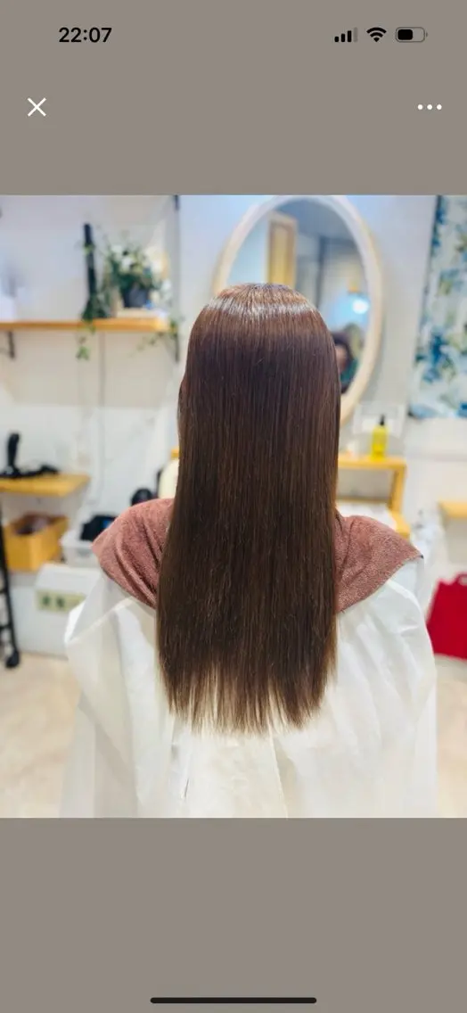 ❤️オーガニックフルカラー❤️(鎖骨上の長さ)の写真
