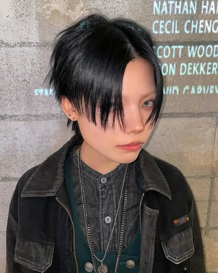 ショート カラー デザインカラー★★★ Haco+shihoのヘアスタイル