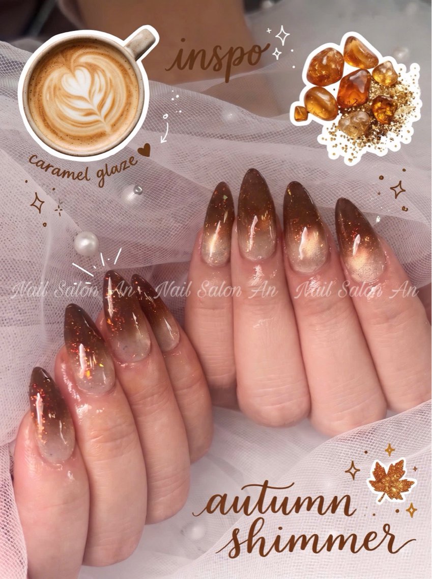 ネイル 長さ出し ジェルネイル 韓国ネイル マグネットネイル 持ち込み ハンドネイル Nail Salon Anのネイルデザイン