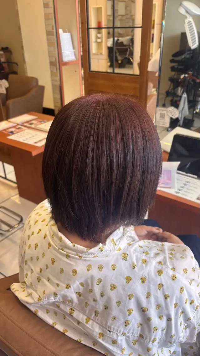ショート カット ヘアカラー 艶カラー 髪質改善 🍓苺奈のヘアスタイル