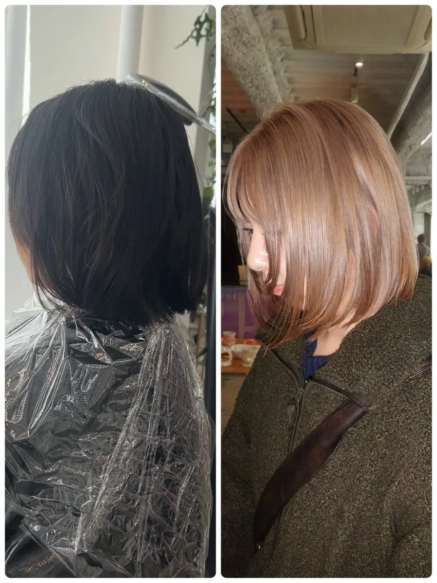 ミディアム ヘアカラー 似合わせcut 🔥yutakaのヘアスタイル
