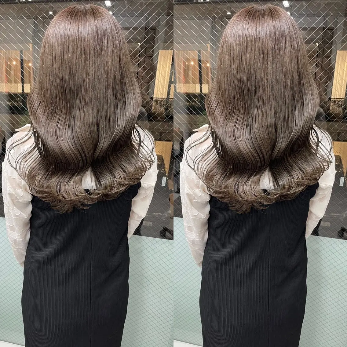 セミロング カラー カット ヘアカラー トリートメント 髪質改善will hairdesignのヘアスタイル