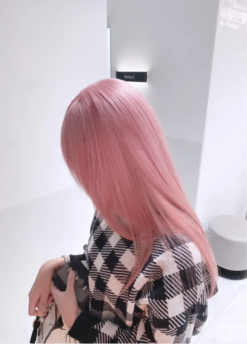 セミロング カラー ヘアアレンジ メンズ ブリーチの髪様 MASATOのヘアスタイル