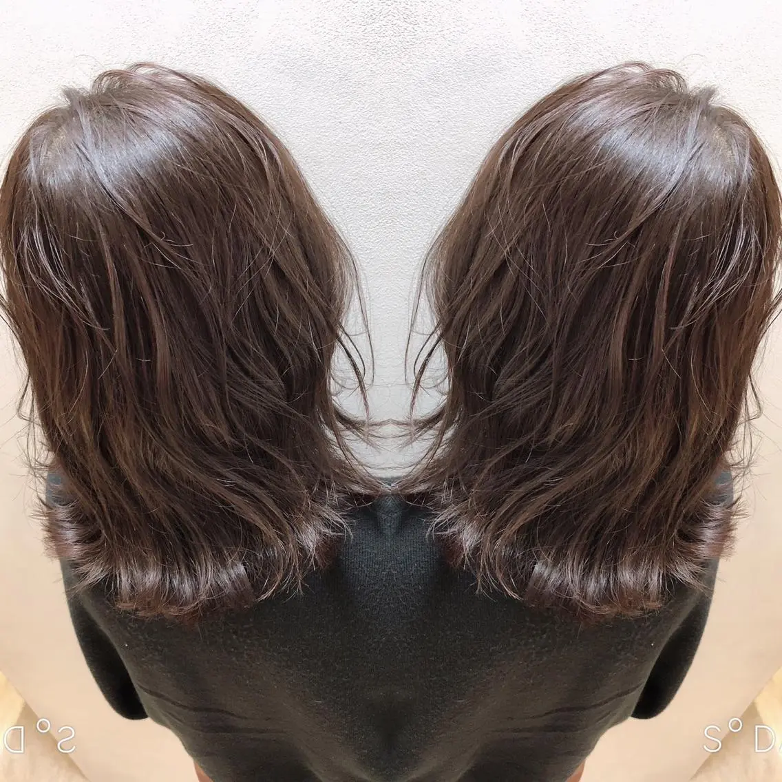 ミディアム カラー よしのり genieeのヘアスタイル