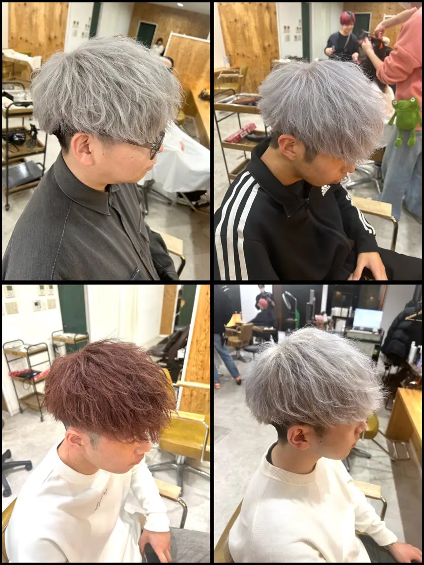 カラー ヘアアレンジ メンズ カット ヘアカラー 《海外ヘア特化》 早川 愛斗のヘアスタイル