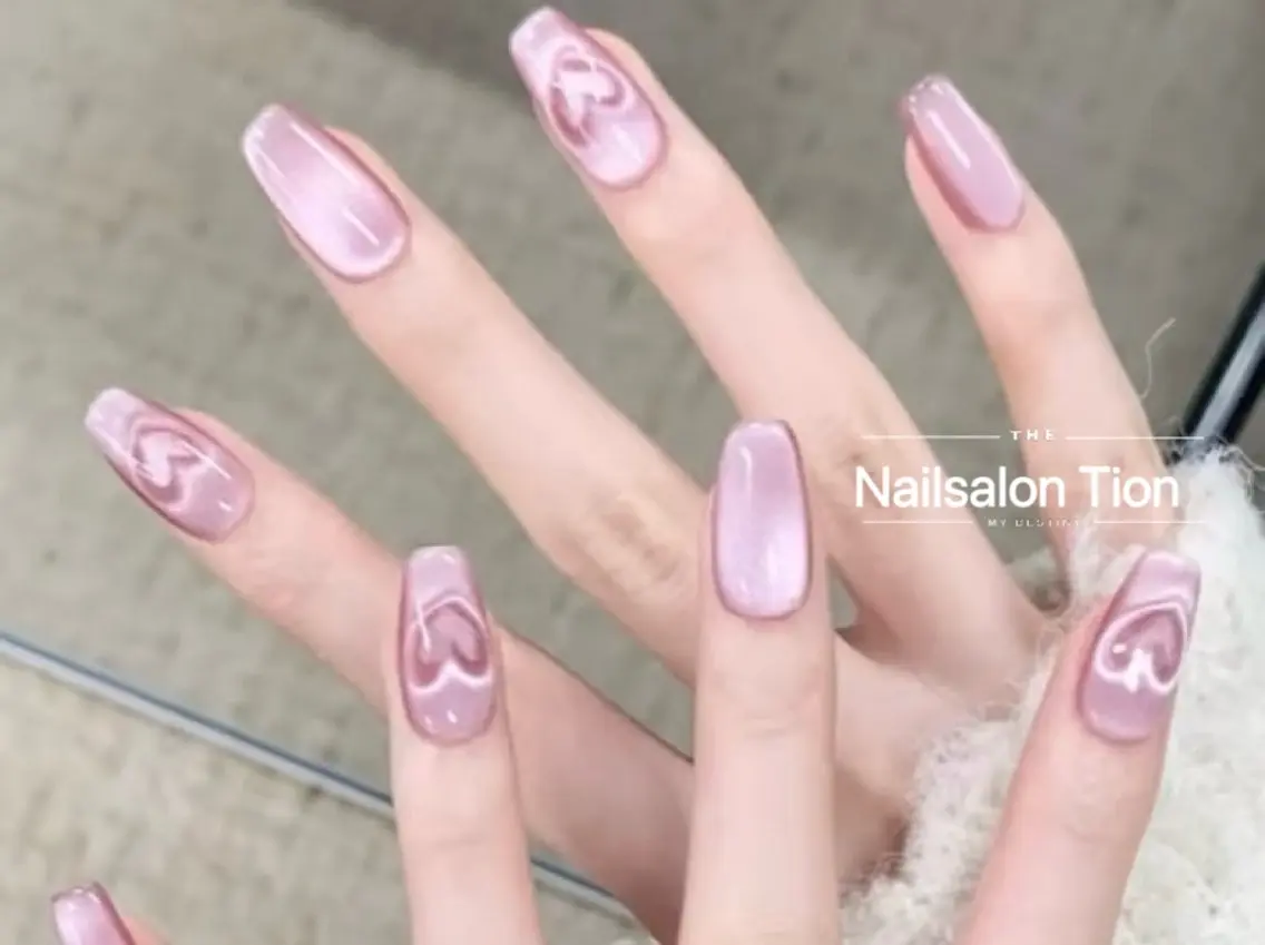 ネイル チークネイル 長さ出し フットネイル フレンチネイル ジェルネイル Nailsalon Tion武蔵小杉店のネイルデザイン