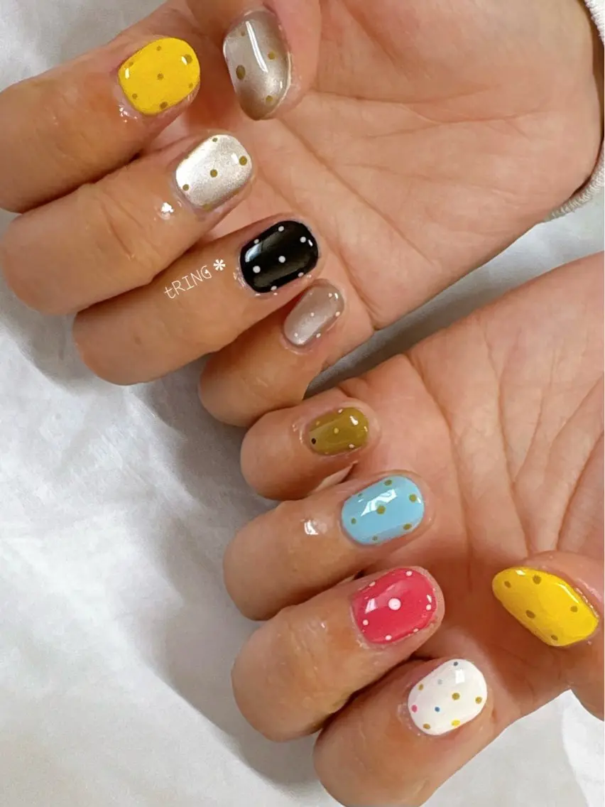 ネイル ハンドネイル tRING* しいの木台のネイルデザイン