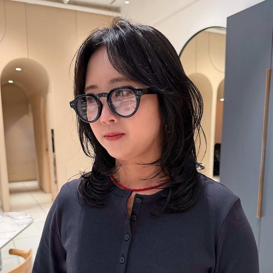 ロング カラー カット ヘアカラー マーシイ MARCiEのヘアスタイル