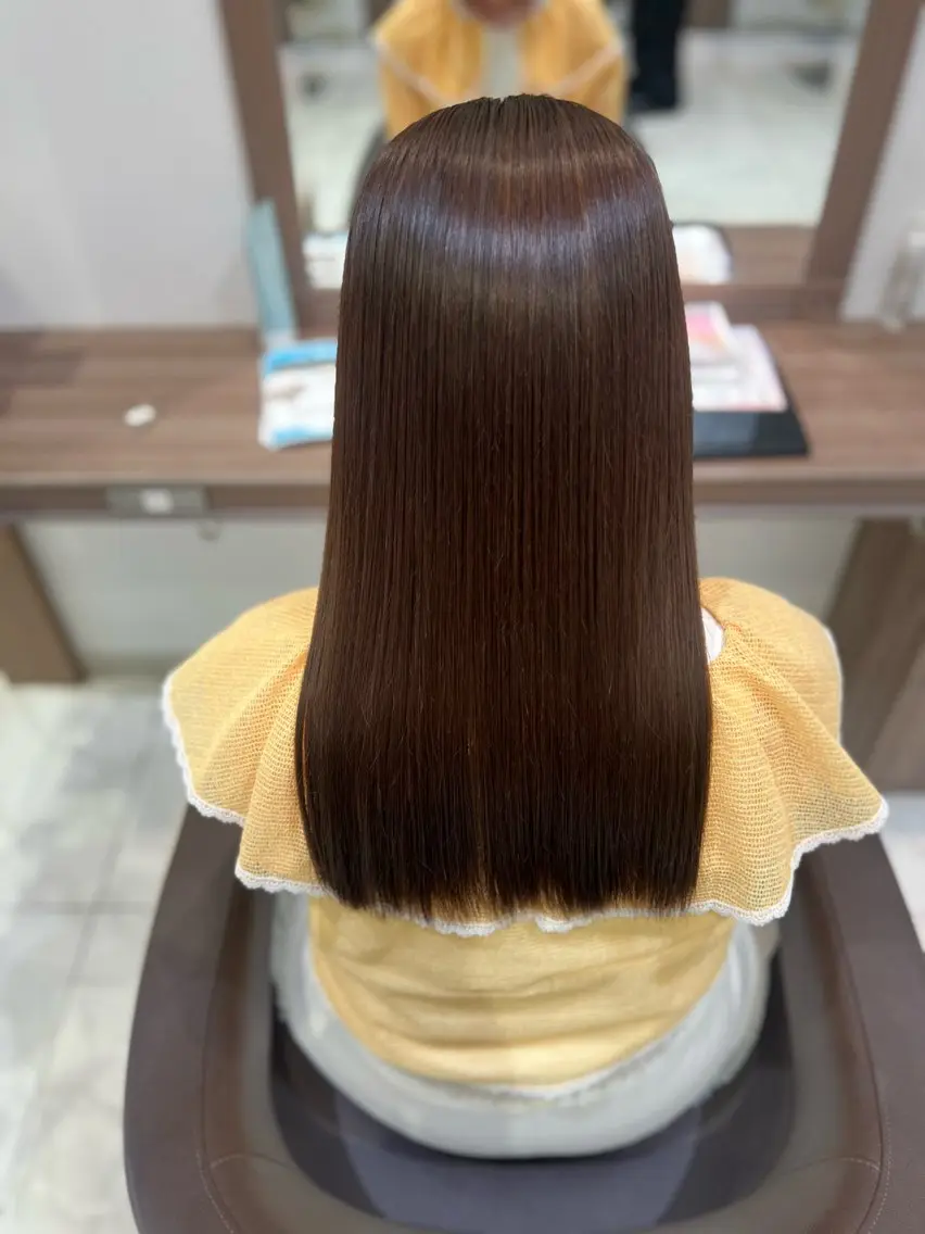 カット+ナチュラル縮毛矯正✨の写真