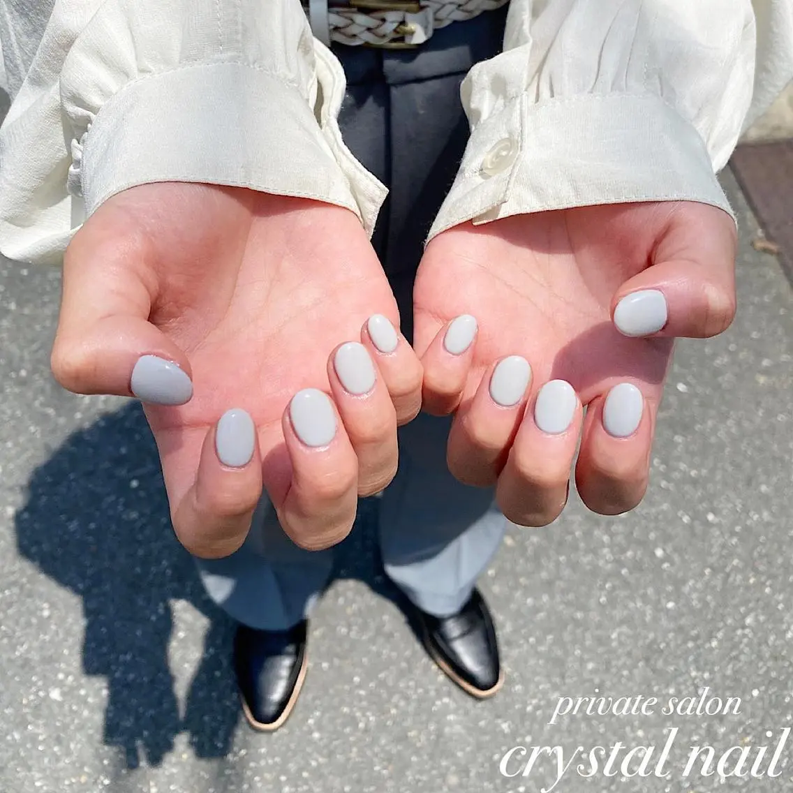 ネイル ブルー Crystal Nailのネイルデザイン