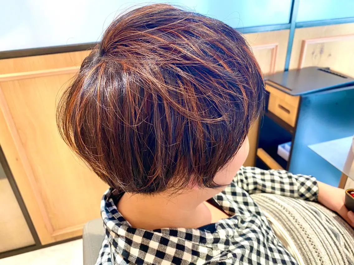 ショート ハイライト 🌈🌸あおき みちる🌟💗のヘアスタイル
