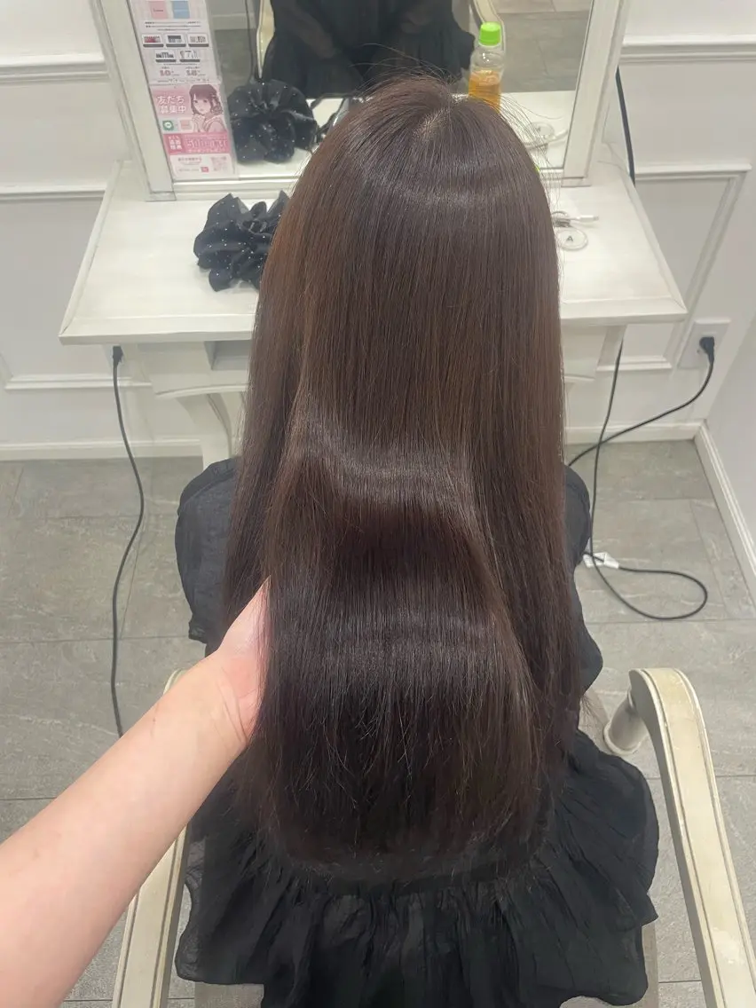 ロング ヘアカラー 中村 心のヘアスタイル