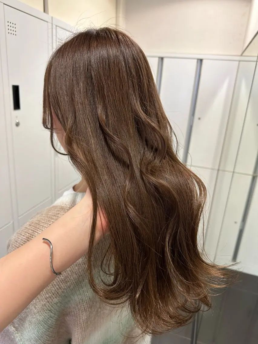 ロング カット ヘアカラー トリートメント 透明感カラー レイヤー/AIKAのヘアスタイル