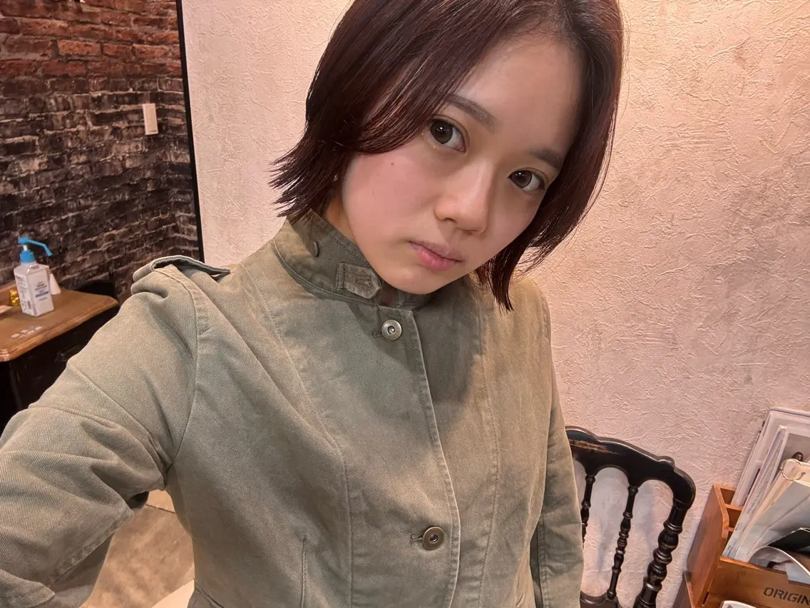 ショート ダメージレス縮毛矯正 カット//あさみ🌈のヘアスタイル