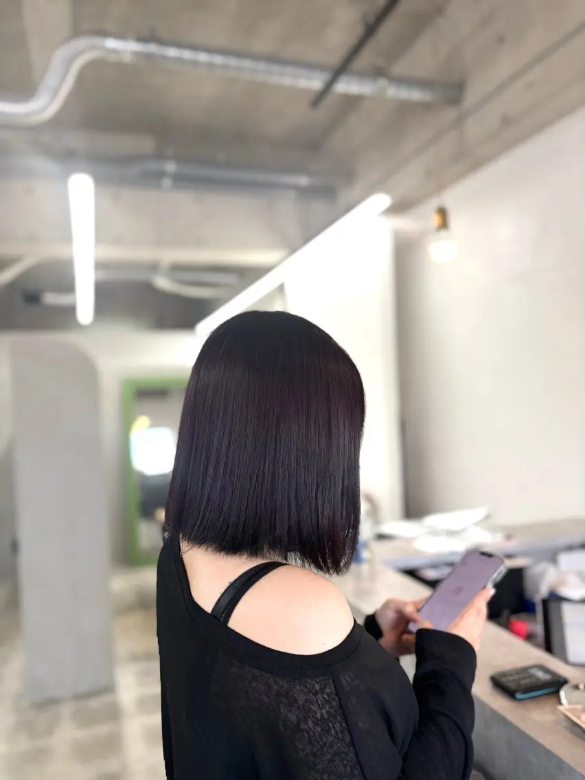 カラー ヘアカラー miloc sayaのヘアスタイル
