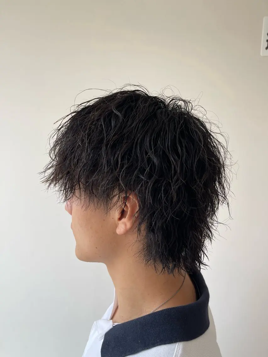 パーマ メンズ カット パーマ 吉田 剛のヘアスタイル