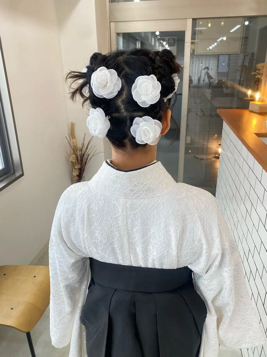 ショート 卒業式のヘアスタイル 川野 彩海のヘアスタイル