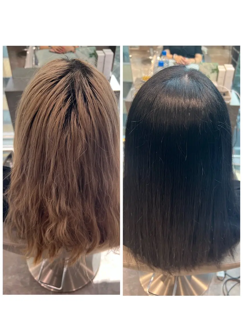 ロング カラー ブリーチ トリートメント 伊藤 つばさのヘアスタイル