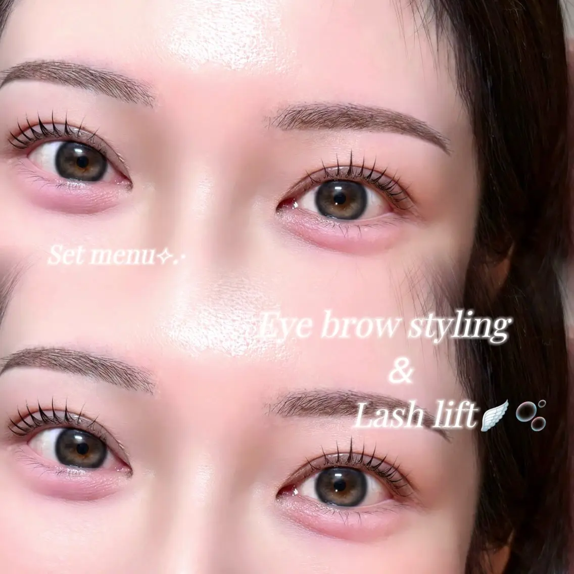 🫧🩶【セット割引】🪄似合わせ🪽✨️美眉スタイリング＆まつ毛パーマの写真