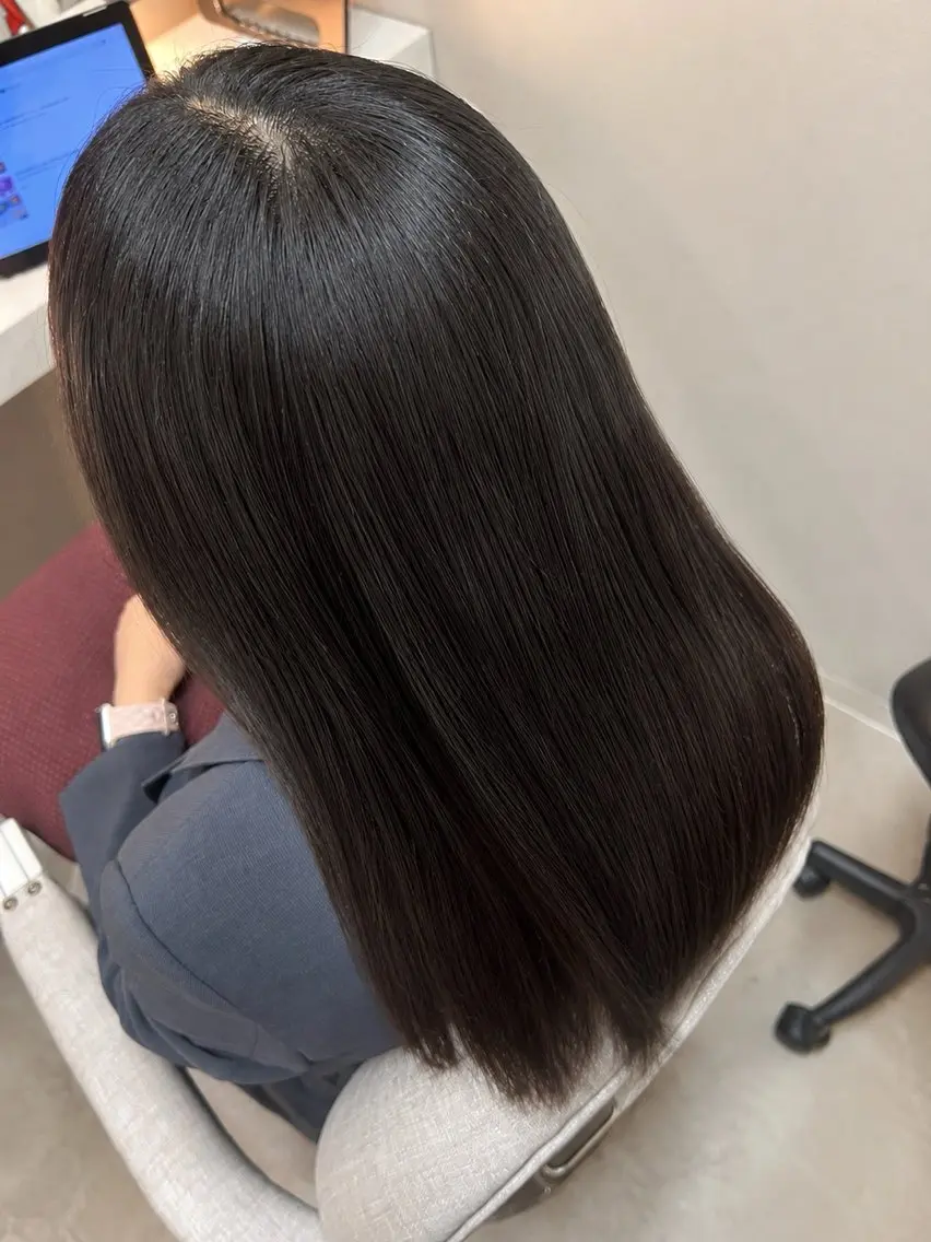 セミロング 髪質改善 オイカワ /個室/髪質改善のヘアスタイル