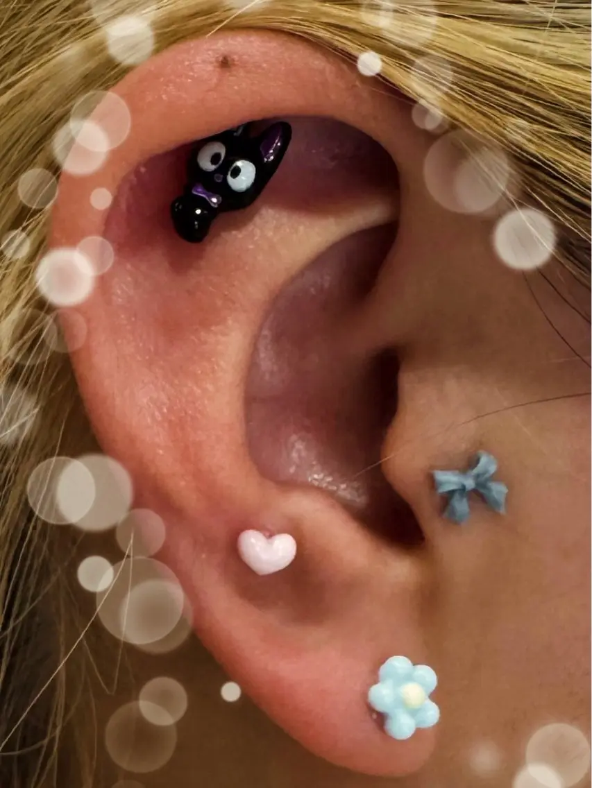 耳ツボジュエリー👂💎(両耳10粒まで)の写真
