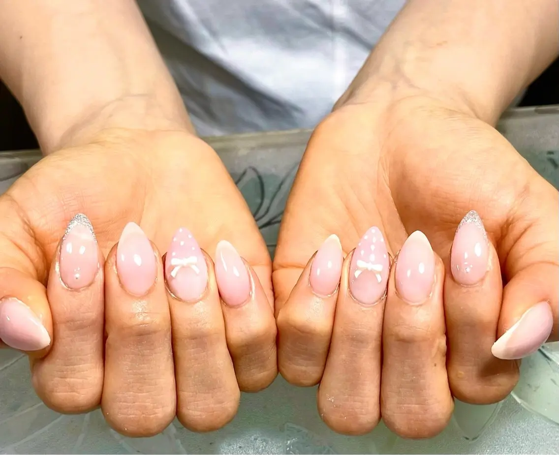 【ソフトジェルオフ無料】⭐️  シンプルネイルの写真