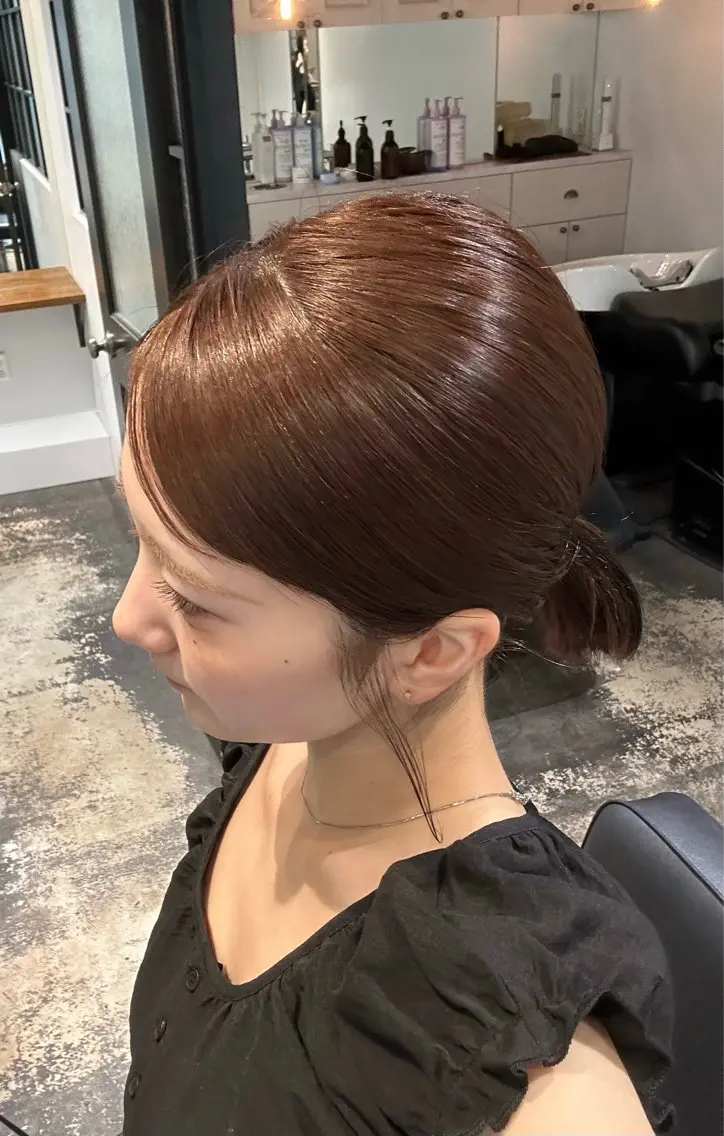 ミディアム ヘアアレンジ 伊藤 瞳彩のヘアスタイル