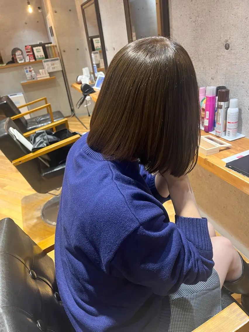 【新規様限3月限定】カット+ ケアカラー+2stepトリートメント 8000円の写真