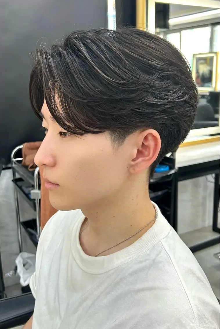 ショート パーマ メンズ カット ヘアセット メンズスタイリスト 前田雄輝のヘアスタイル