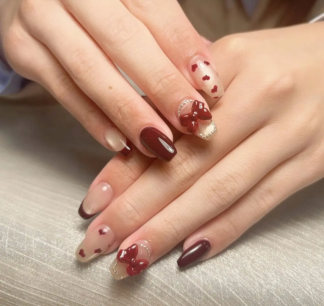 ネイル アートネイル フットネイル フレンチネイル ジェルネイル ニュアンスネイル ハンドネイル 桜 ネイルのネイルデザイン