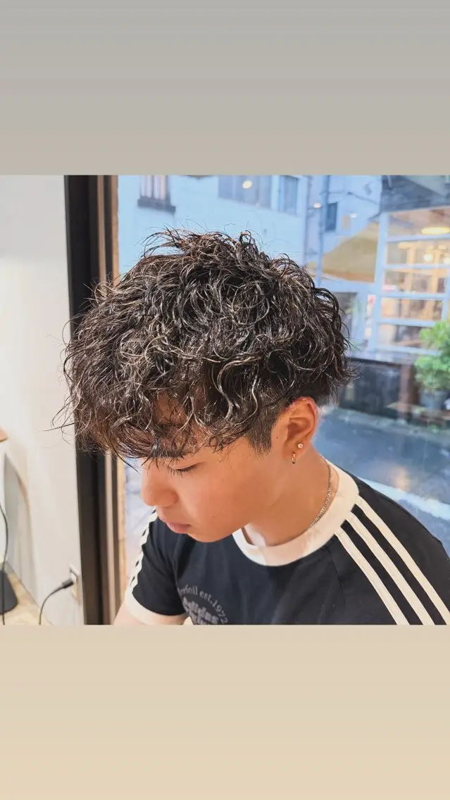 🔥 メンズデザインパーマ 🔥メンズカット＋デザインパーマ＋トリートメント✨の写真
