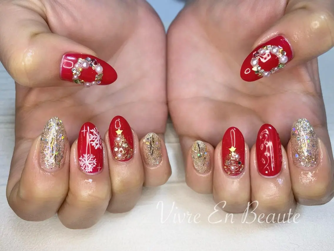 ネイル 冬ネイル クリスマス S Nailのネイルデザイン