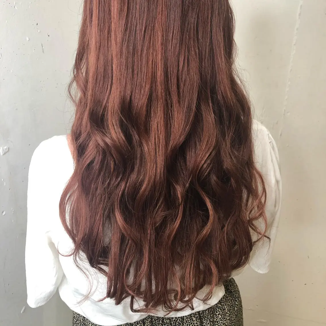 ロング ヘアカラー トリートメント ヘアセット 八巻 晴香のヘアスタイル