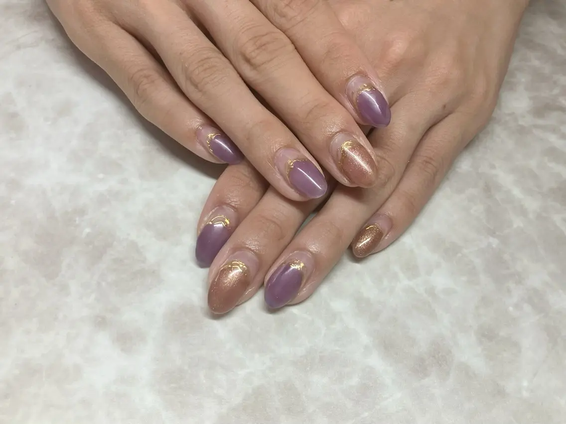 ネイル ミラーネイル ハンドネイル Orb nail (オーブ ネイル)のネイルデザイン