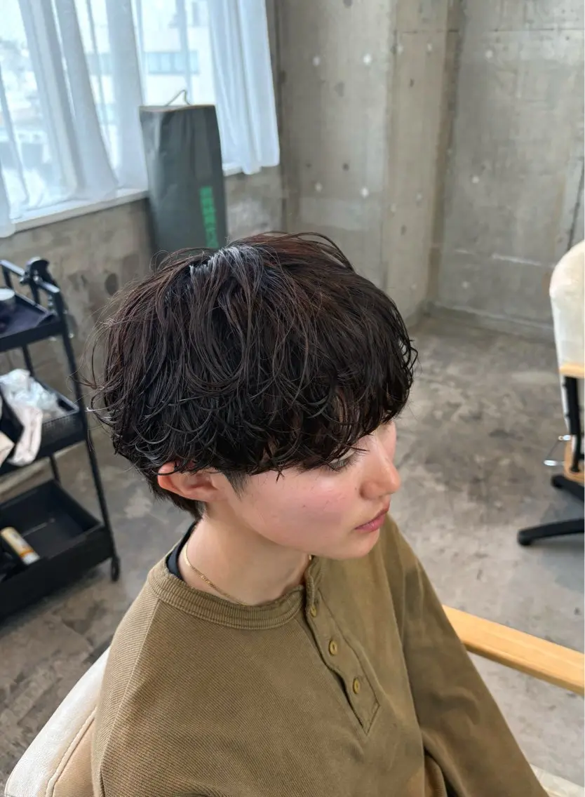 ショート カラー パーマ メンズ カット パーマ 🎧【パーマ師】 SOUMA🎧のヘアスタイル