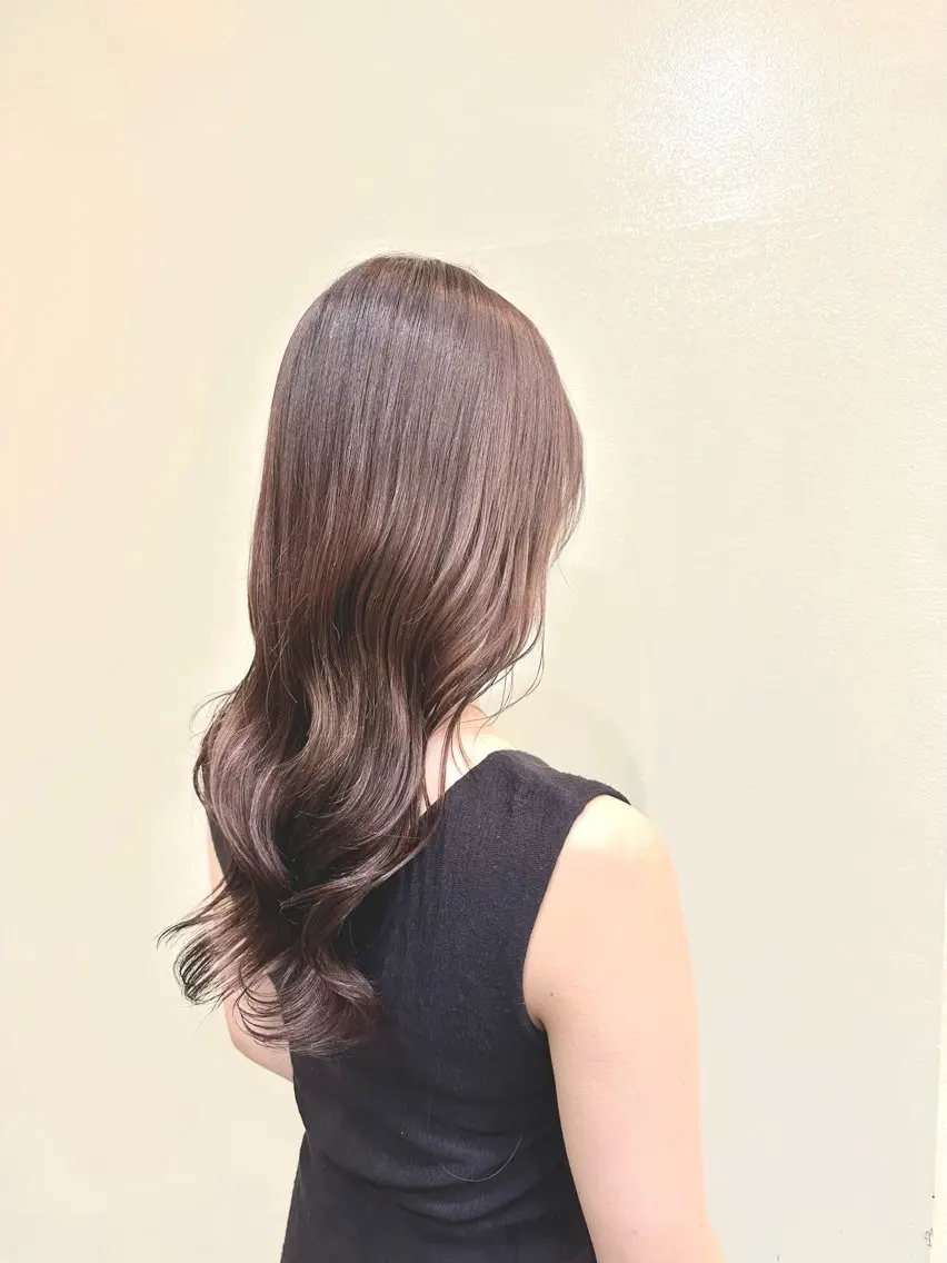 ロング カラー 三浦 悠のヘアスタイル