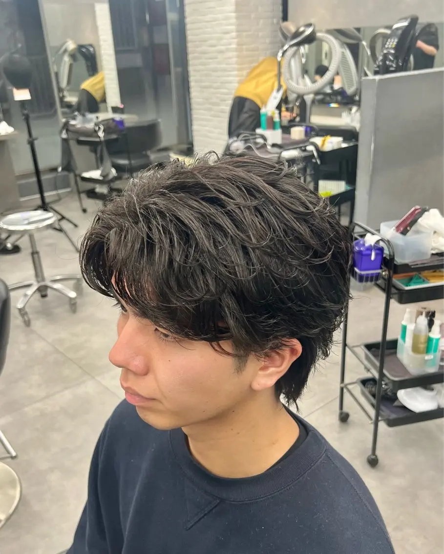 パーマ メンズ メンズパーマ カット パーマ 【OVARL】メンズ 特化/さかしょーのヘアスタイル
