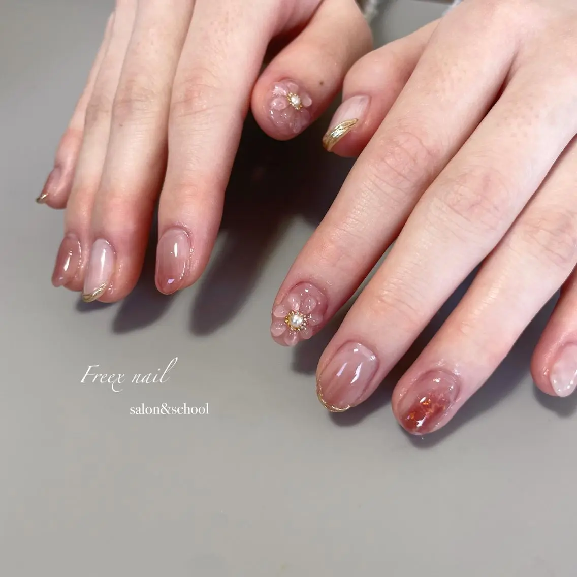 ネイル ハンドネイル フットネイル freex nail /ニュアンス/個性派のネイルデザイン