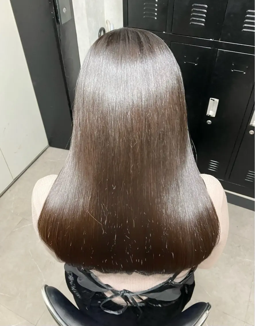 ロング カラー ひゅうが/新宿 髪質改善/縮毛矯正のヘアスタイル