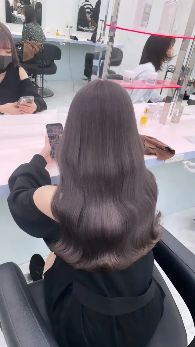 ロング ヘアカラー トリートメント ‎🤍札幌ハイトーン 🤍シンゴのヘアスタイル