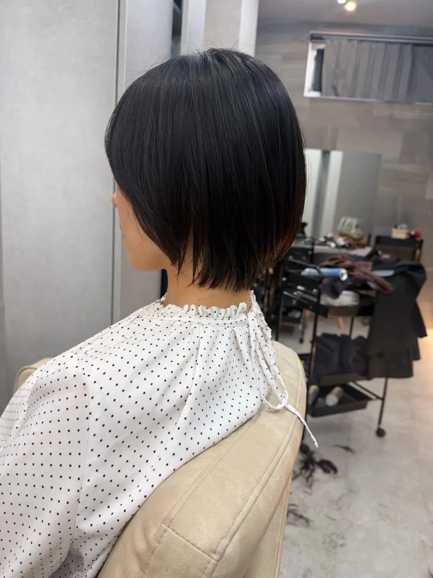 ショート カット トリートメント 山中 欧輔のヘアスタイル