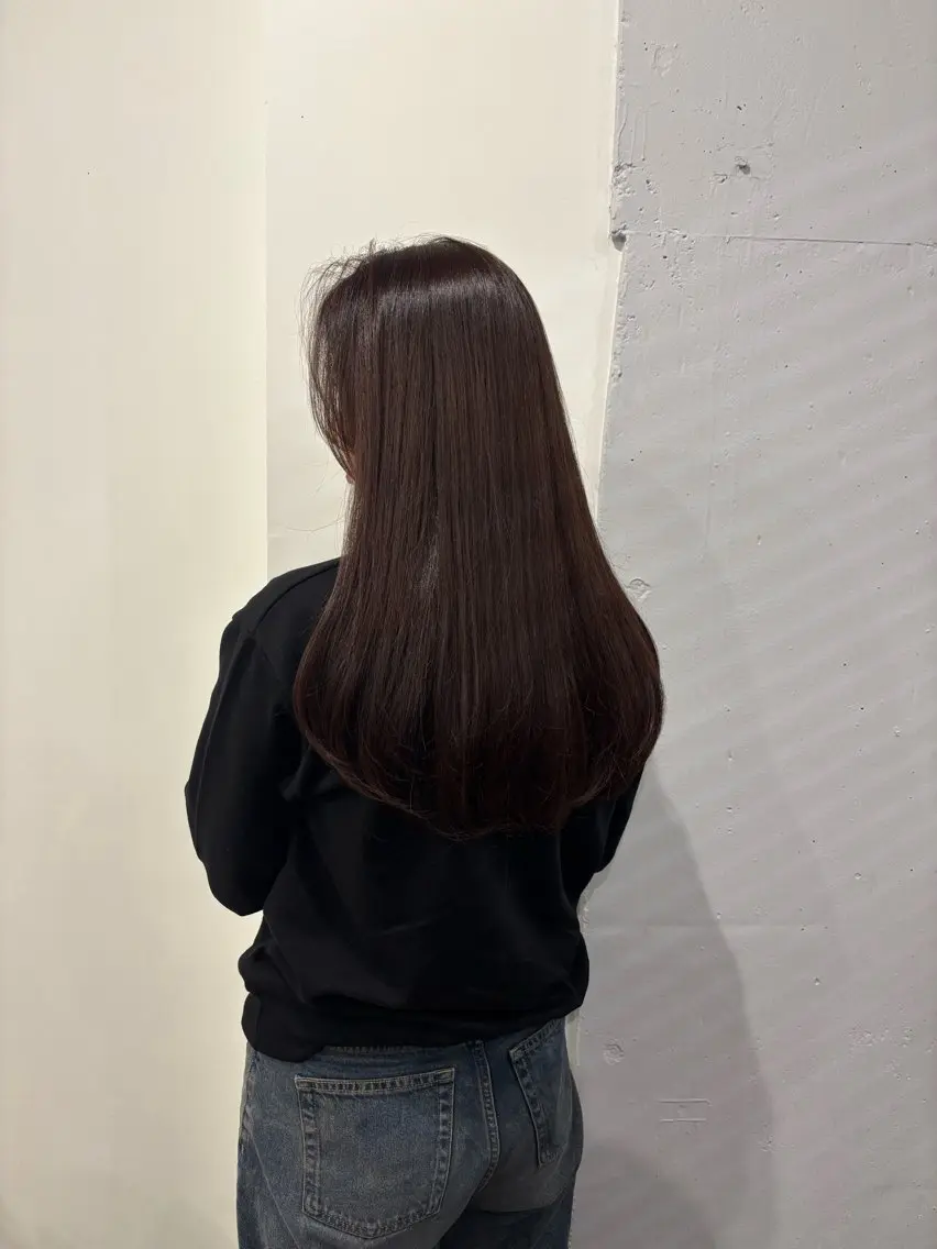 ロング カラー 熊取谷 茉那のヘアスタイル