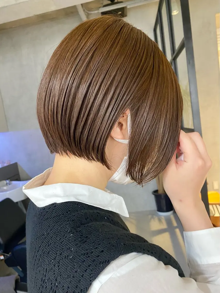 ショート ヘアカラー 砂川 渉　elima byのヘアスタイル