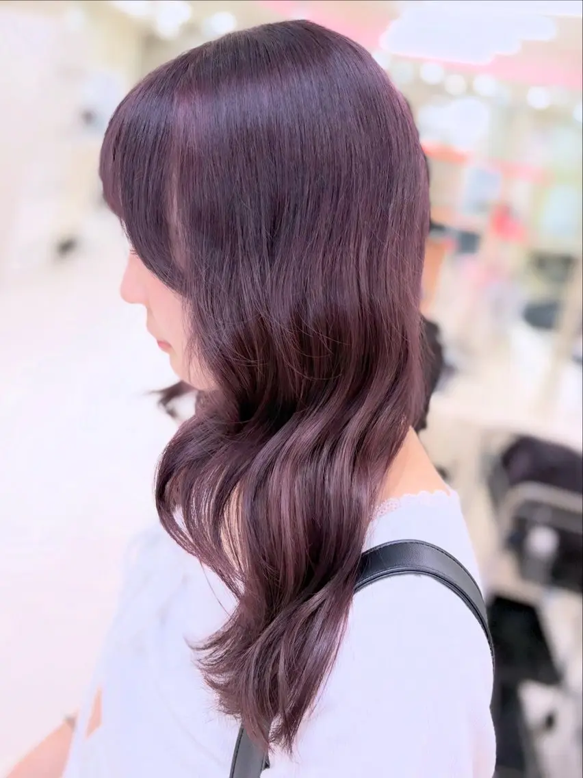 カラー ヘアカラー トリートメント ベージュ・ラベンダー カラー🎀りりのヘアスタイル