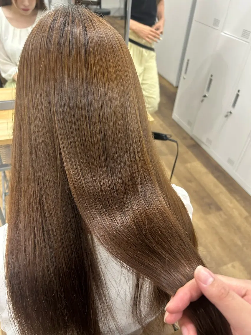 ロング カット✂️ 千夏のヘアスタイル